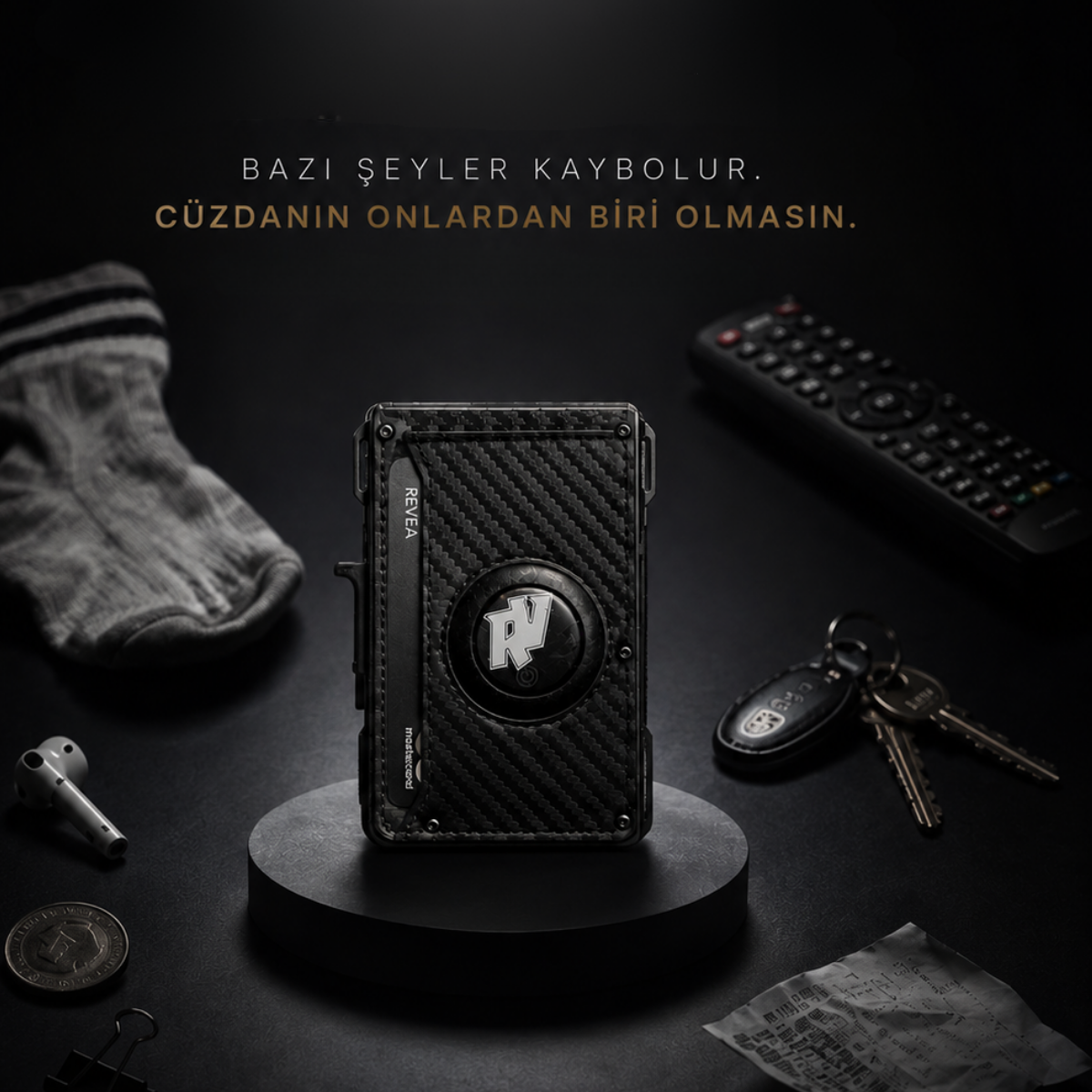 REVEA Cartera inteligente Carbon