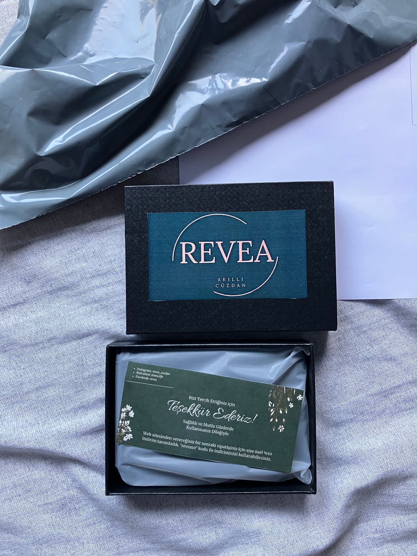 Cartera Revea Premium marrón