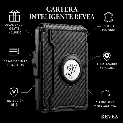 REVEA Cartera inteligente Carbon