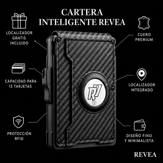REVEA Cartera inteligente Carbon