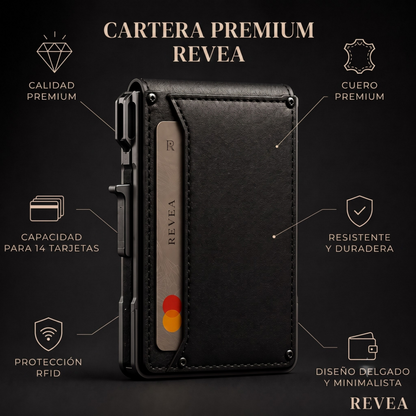 Cartera Revea Premium NEGRA